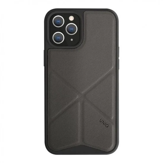 Cover Iphone 12 Pro Max  Hybrid Transforma Uniq - Grey