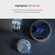 بورودو زجاجة مياه ذكية لايف ستايل بمؤشر لدرجة الحرارة 500 مللي - أسود