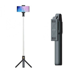 Porodo Bluetooth Selfie-Stick With Tripod - Black