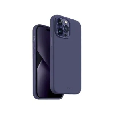 Cover Iphone 14 Pro Hybrid Lino Uniq - FIG (PURPLE)