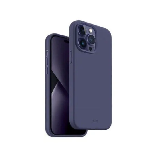 Cover Iphone 14 Pro Hybrid Lino Uniq - FIG (PURPLE)