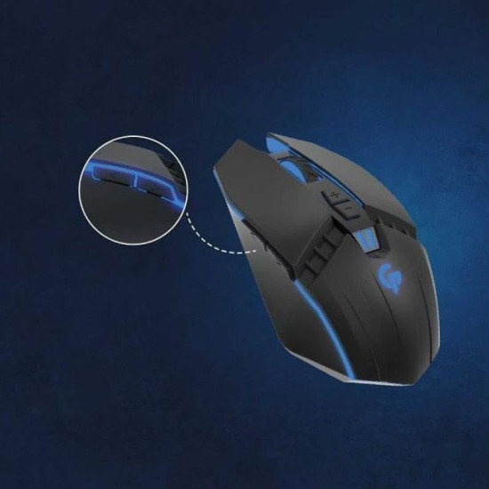 Porodo 7D Wired Gaming Mouse - Built for Serious - Black