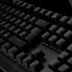 بورودو لوحة مفاتيح الألعاب ميكانيكية كاملة الحجم مع إضاءة بألوان قوس قزح - أسود