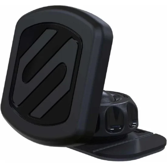 Scosche MagicMount Universal Magnetic Flush Mount Phone Holder for Car or Home, Phone and GPS Mount - Black