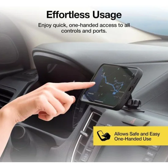 Scosche MagicMount Universal Magnetic Flush Mount Phone Holder for Car or Home, Phone and GPS Mount - Black