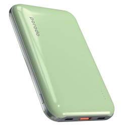 Porodo 10000mAh Suction Power Bank With Type-C PD Input & Output - Green