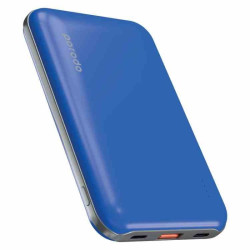 Porodo 10000mAh Suction Power Bank With Type-C PD Input & Output - Navy Blue