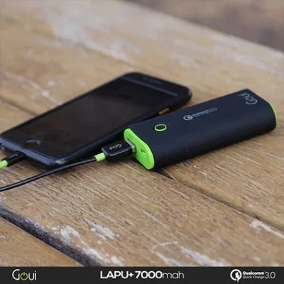 Goui Lapupd Faster Charger Power Bank 7000Mah Type C (Black)