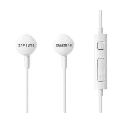 Wired Earbuds Stereo With Mic  – White