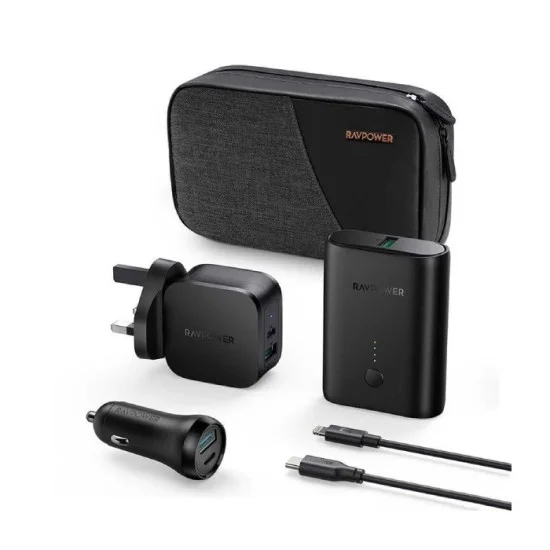 RAVPower PD Portable Charger 5-Pack Combo - Black