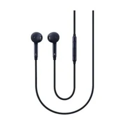 Wired Earbuds Earphones With Mic - Black