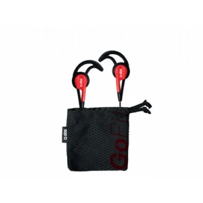 SBS In-Ear Stereo Sport Earset Runway 2 Sport for Smartphones - red