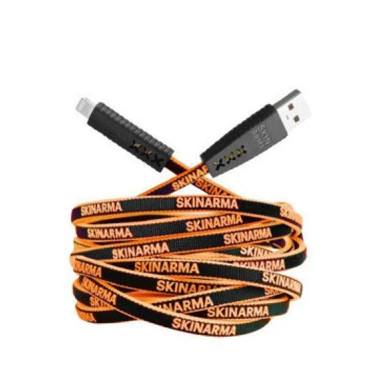 Skinarma Tenso Charging Cable USB-A to Lightning 1.2M - Neon Orange