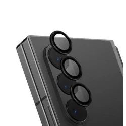 Camera Lens Protector Galaxy Fold 6 Aluminium Uniq Optix - Midnight Black