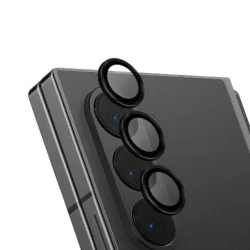 Camera Lens Protector Galaxy Fold 6 Aluminium Uniq Optix - Midnight Black