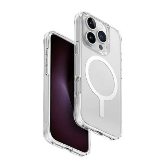 Cover Iphone 16 Pro Hybrid Magclick Charging Lifepro Xtreme Uniq - Dove (Frost Clear)