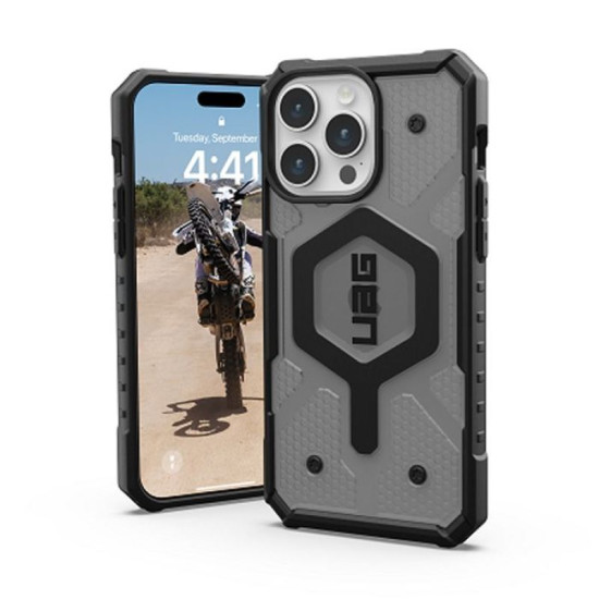 UAG iPhone 15 Pro Max Pathfinder Magsafe Case - Ash