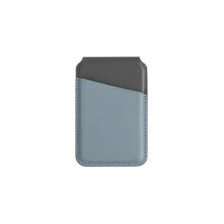 Uniq Lyden Ds Rfid-Blocking Magnetic Card Holder With Stand - Washed Blue (Washed Blue/Black)