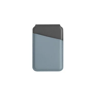 Uniq Lyden Ds Rfid-Blocking Magnetic Card Holder With Stand - Washed Blue (Washed Blue/Black)