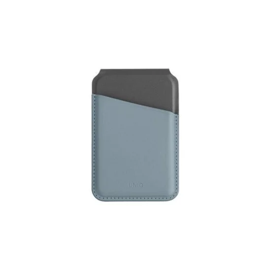 Uniq Lyden Ds Rfid-Blocking Magnetic Card Holder With Stand - Washed Blue (Washed Blue/Black)