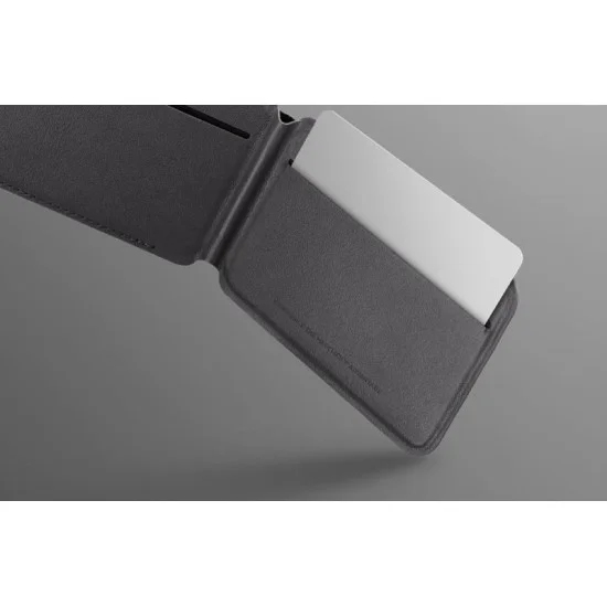 Uniq Lyden Ds Rfid-Blocking Magnetic Card Holder With Stand - Washed Blue (Washed Blue/Black)