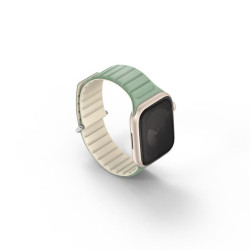 Uniq Revix Evo Reversible Magnetic Apple Watch Strap 41/40/38Mm - Soft Mint (Soft Mint/Beige) 
