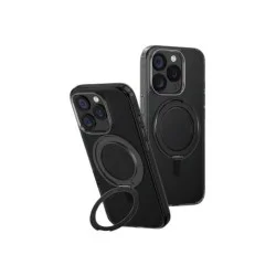 Cover Iphone 16 Pro Max Magclick Charging Swivix With 360 Rotating Kickstand Uniq Hybrid - Black