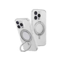 Cover Iphone 16 Pro Max Magclick Charging Swivix With 360 Rotating Kickstand Uniq Hybrid - Lucent Clear