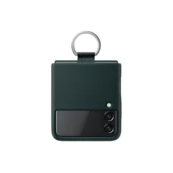 Cover Samsung Z Flip 3 Silicone With Ring - Green