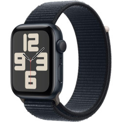 Apple Watch SE (Gen 2) GPS 44mm Midnight Aluminium Case with Midnight Sport Loop