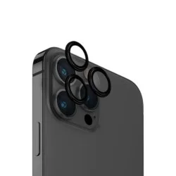 Uniq Optix Iphone 15 Pro Max Aluminium Camera Lens Protector - Black