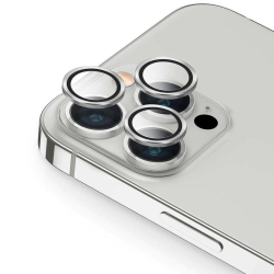 Uniq Optix Iphone 15 Pro Aluminium Camera Lens Protector - Silver
