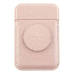 Uniq Flixa Magnetic Card Holder And Pop-Out Grip-Stand -  Blush Pink