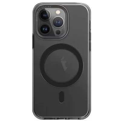 Cover Iphone 15 Pro Magnetic Charging Calio Uniq - Smoked (Grey Tinted)