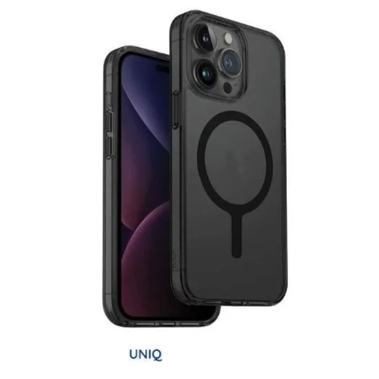 Cover Iphone 15 Pro Max Hybrid Magclick Charging Lifepro Xtreme Uniq - Smoke (Frost Smoke)