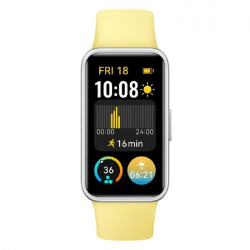 Huawei Band 9 Smart watch 1.47-inch  Fluoroelastomer Nylon Strap – Yellow