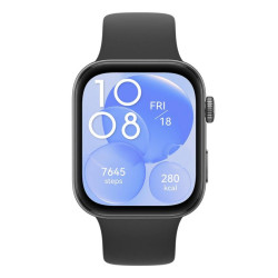 Huawei Watch Fit 3 Aluminum body Silicone Strap - Black