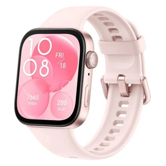 Huawei Watch Fit 3 Aluminum body Silicone Strap - Pink