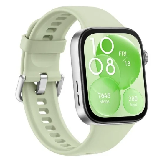 Huawei Watch Fit 3 Aluminum body Silicone Strap - Green