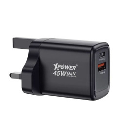 XPower GW45 45W PD 3.0-QC Gan Wall Charger - Black