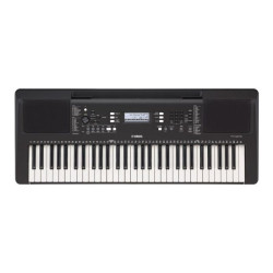 Yamaha (PSR-E373) Portable Keyboard With 61 Keys Piano – Black